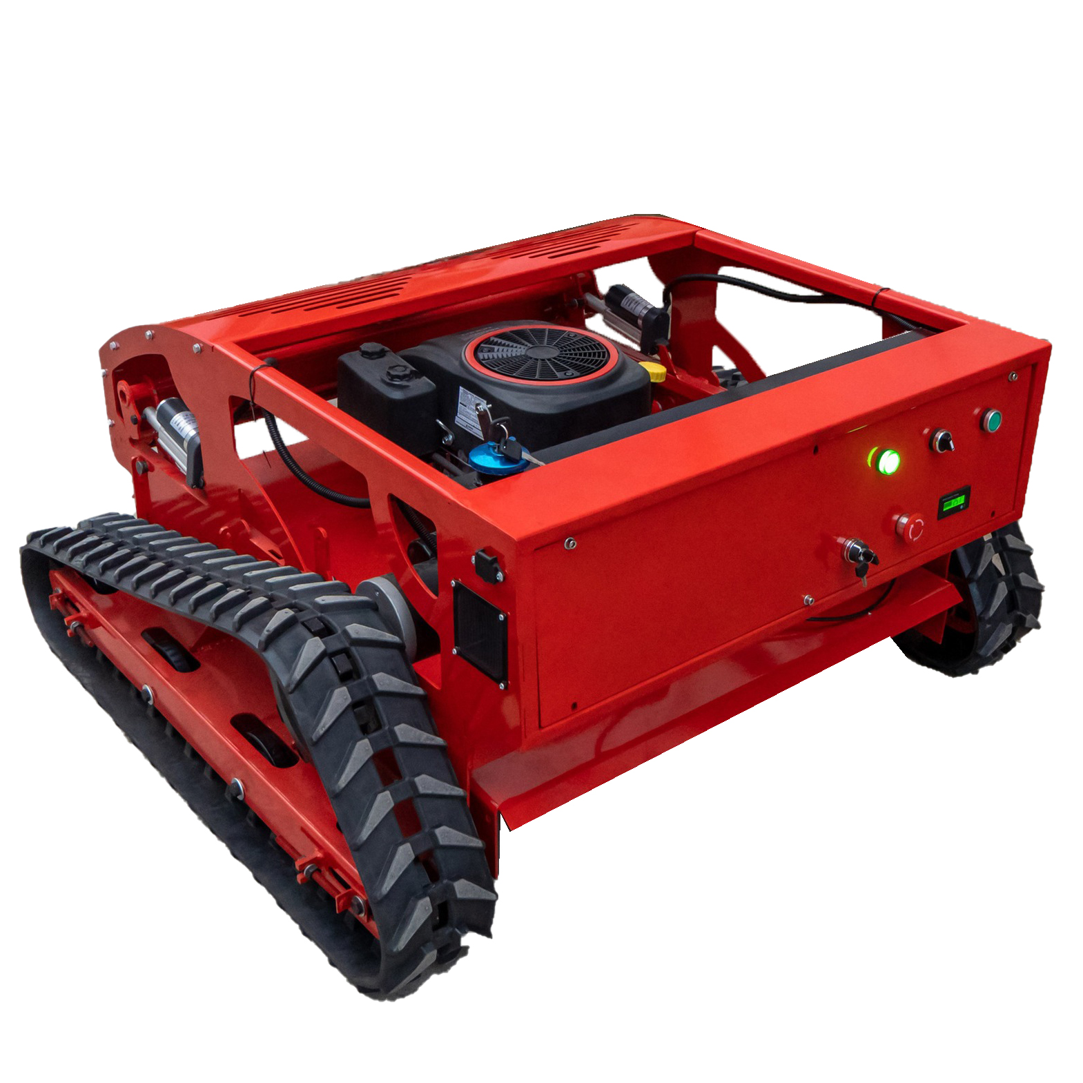 Tondeuse à gazon industrielle à démarrage électrique 7.5hp livraison rapide coupe rapide de l'herbe de jardin télécommande bon marché coupe sans fil