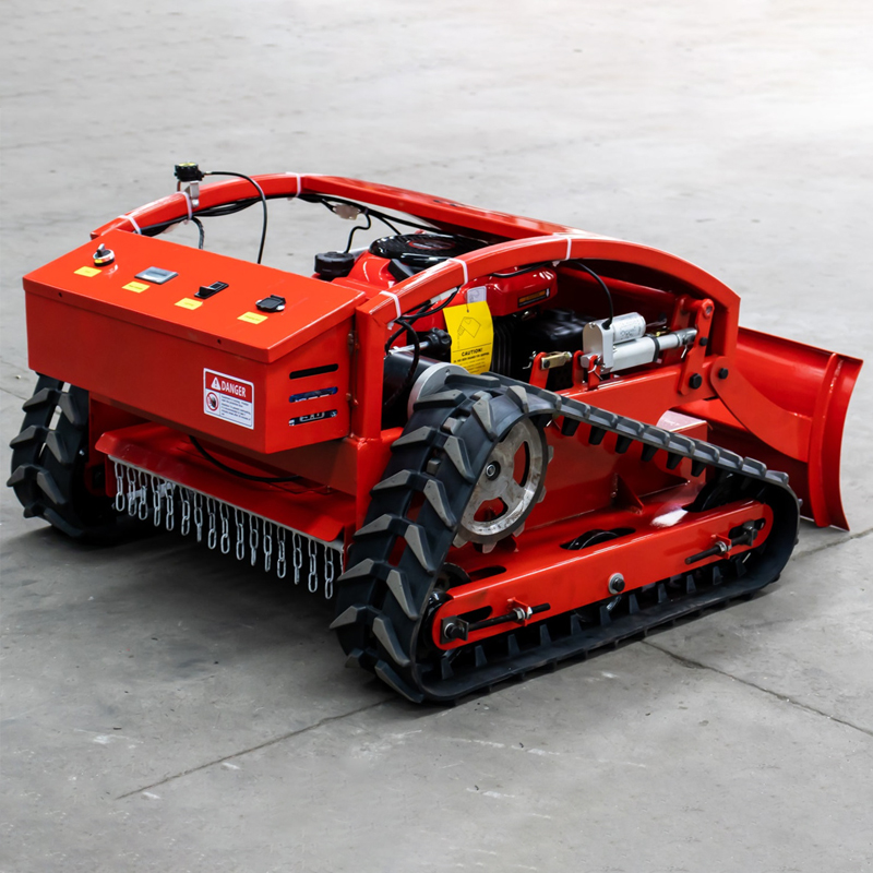 Tondeuse à gazon industrielle à démarrage électrique 7.5hp livraison rapide coupe rapide de l'herbe de jardin télécommande bon marché coupe sans fil – Image 4